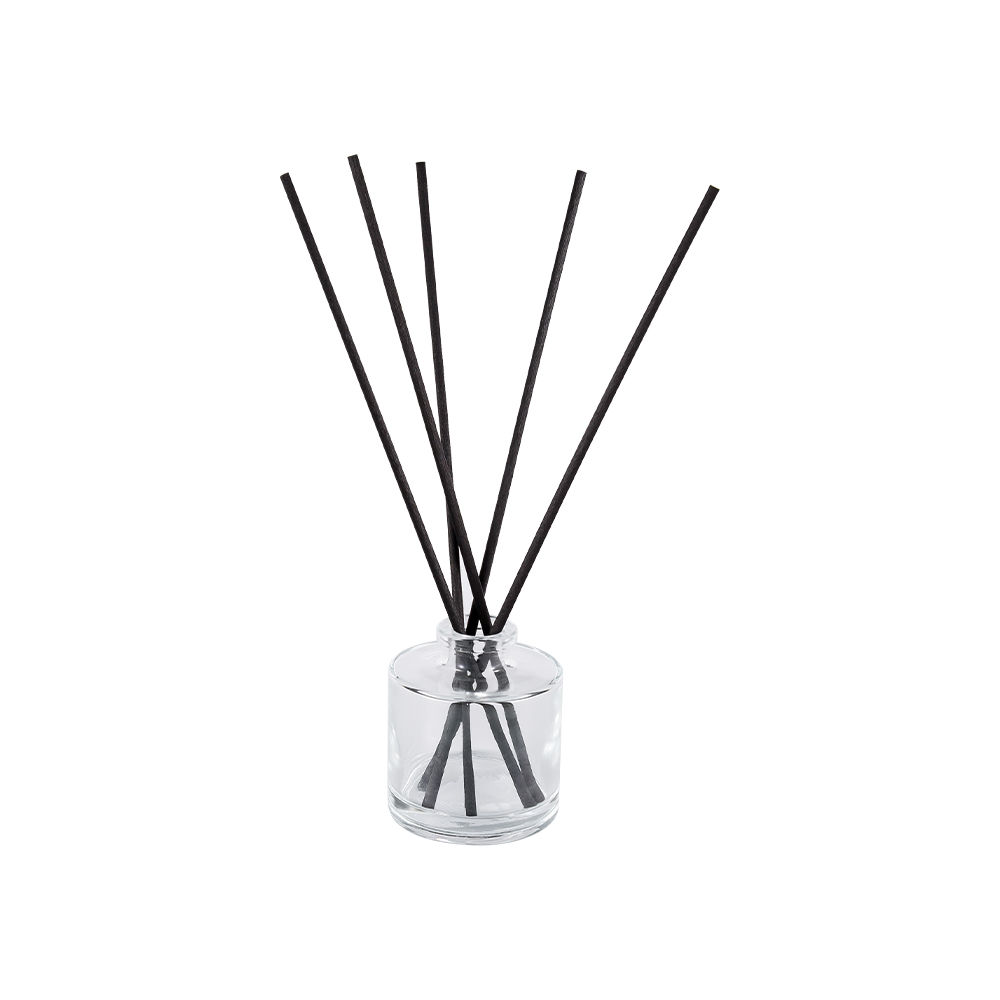 HJ-RX2108 원통형 유리 아로마테라피 병 섬유 스티커